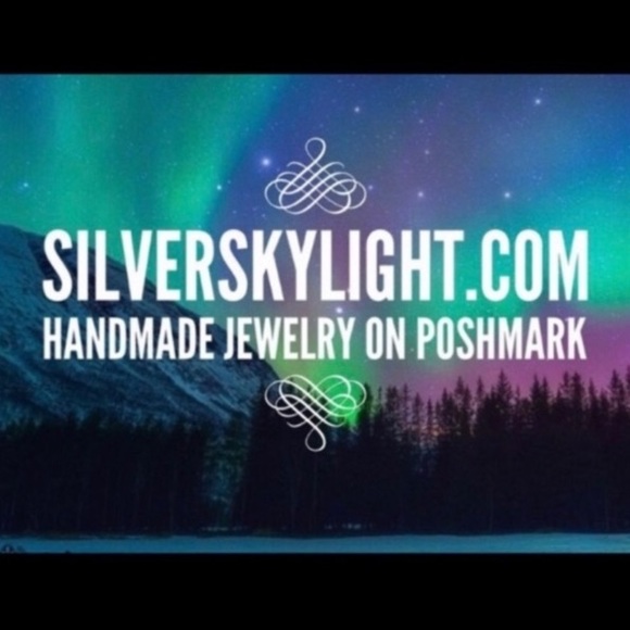 Moon choker necklace . Double layer onyx chips & black moon charm .  goth boho - Picture 13 of 13